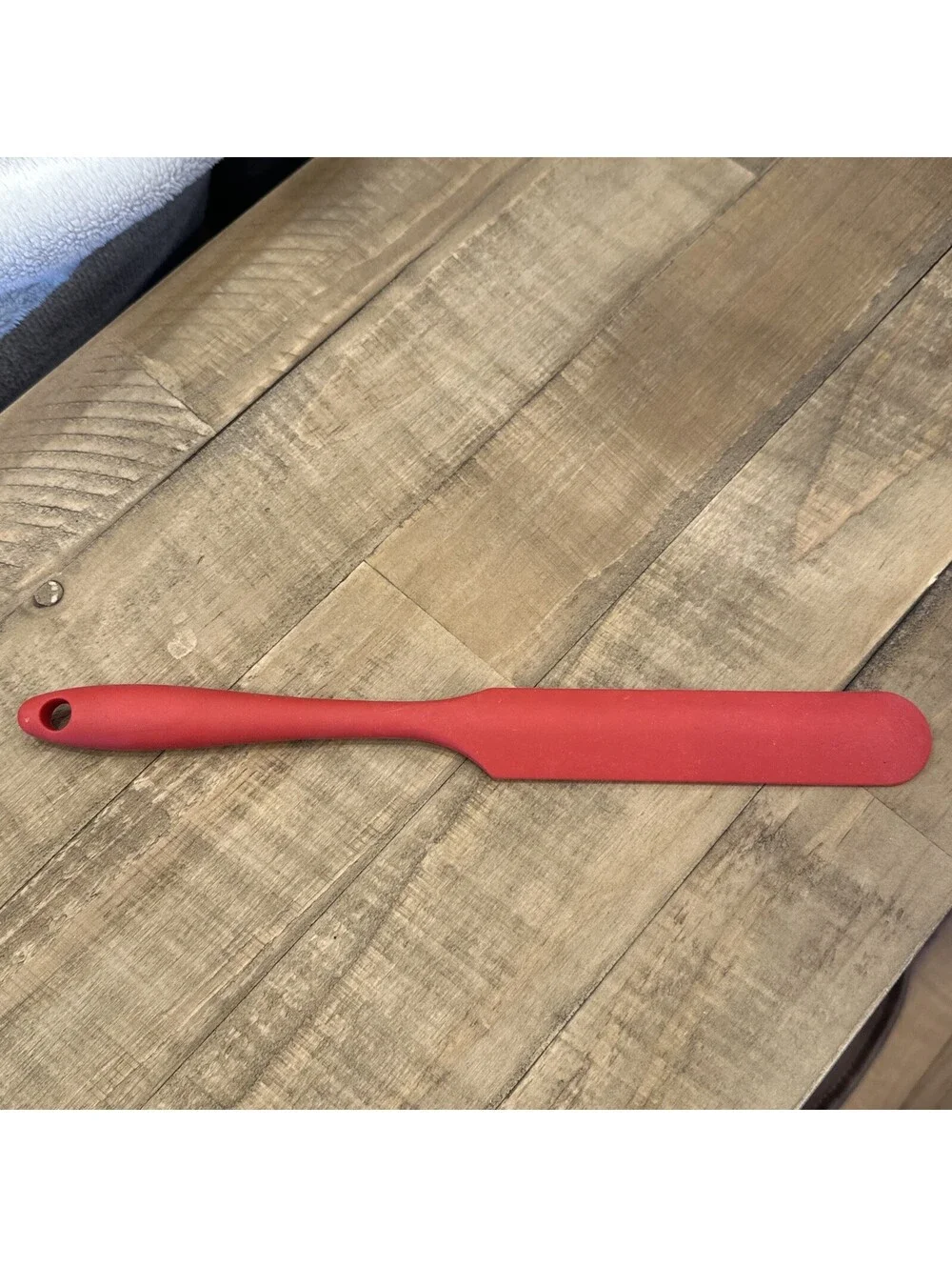 Walfos Red Silicone Utility Spatula Scraper Heat Resistant Kitchen Favorite 9.5”